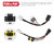 2 Way Plug and Play High Beam Driving Light Kit LED Light Bar  Loom Wiring Harness