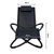 Arcadia Furniture Zero Gravity Portable Foldable Rocking Chair Recliner Lounge - Black