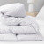 Royal Comfort 800GSM Silk Blend Quilt Duvet Ultra Warm Winter Weight  - Single - White