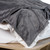 Royal Comfort Plush Blanket Throw Warm Soft Super Soft Large 220cm x 240cm - Dark Grey