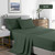 Royal Comfort 2000 Thread Count Bamboo Cooling Sheet Set Ultra Soft Bedding - King - Olive