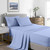 Royal Comfort 2000 Thread Count Bamboo Cooling Sheet Set Ultra Soft Bedding - Queen - Light Blue
