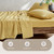 Cosy Club Washed Cotton Sheet Set Yellow Double