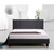 Double Linen Fabric Bed Frame Grey