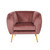 Artiss Armchair Lounge Sofa Arm Chair Accent Chairs Armchairs Couch Velvet Pink