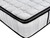 Ergopedic Mattress 5 Zone Latex Pocket Spring Mattress In A Box 30cm - King - White  Grey  Black