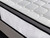 Ergopedic Mattress 5 Zone Latex Pocket Spring Mattress In A Box 30cm - King Single - White  Grey  Black