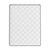 Comforpedic Mattress 5 Zone Medium Support Foam Bonnell Spring 21CM - King Single - White  Black