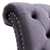 King Size Sleigh Bedframe Velvet Upholstery Grey Colour Tufted Headboard And Footboard Deep Quilting