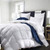 Royal Comfort 50% Goose Feather 50% Down 500GSM Quilt Duvet Deluxe Soft Touch - King - White