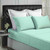 Park Avenue 500TC Soft Natural Bamboo Cotton Sheet Set Breathable Bedding - Queen - Mist