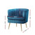 Artiss Armchair Lounge Chair Accent Armchairs Sofa Chairs Velvet Navy Blue Couch