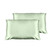 Casa Decor Luxury Satin Pillowcase Twin Pack Size With Gift Box Luxury - Sage Green