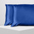 Casa Decor Luxury Satin Pillowcase Twin Pack Size With Gift Box Luxury  - Navy Blue