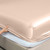 Royal Comfort Satin Sheet Set 3 Piece Fitted Sheet Pillowcase Soft  - Queen - Champagne Pink