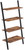 VASAGLE Ladder Shelf 4-Tier Rustic Brown and Black LLS43BX