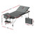 Zenses Massage Table 55cm 2 Fold Aluminium Massage Bed Portable Beauty Therapy Grey