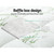 Giselle Pillowtop Topper Mattress Toppers Bamboo Fabric Fibre Bed Pad Protector