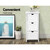 Artiss Bedside Table Bathroom Storage Cabinet 3 Drawers White