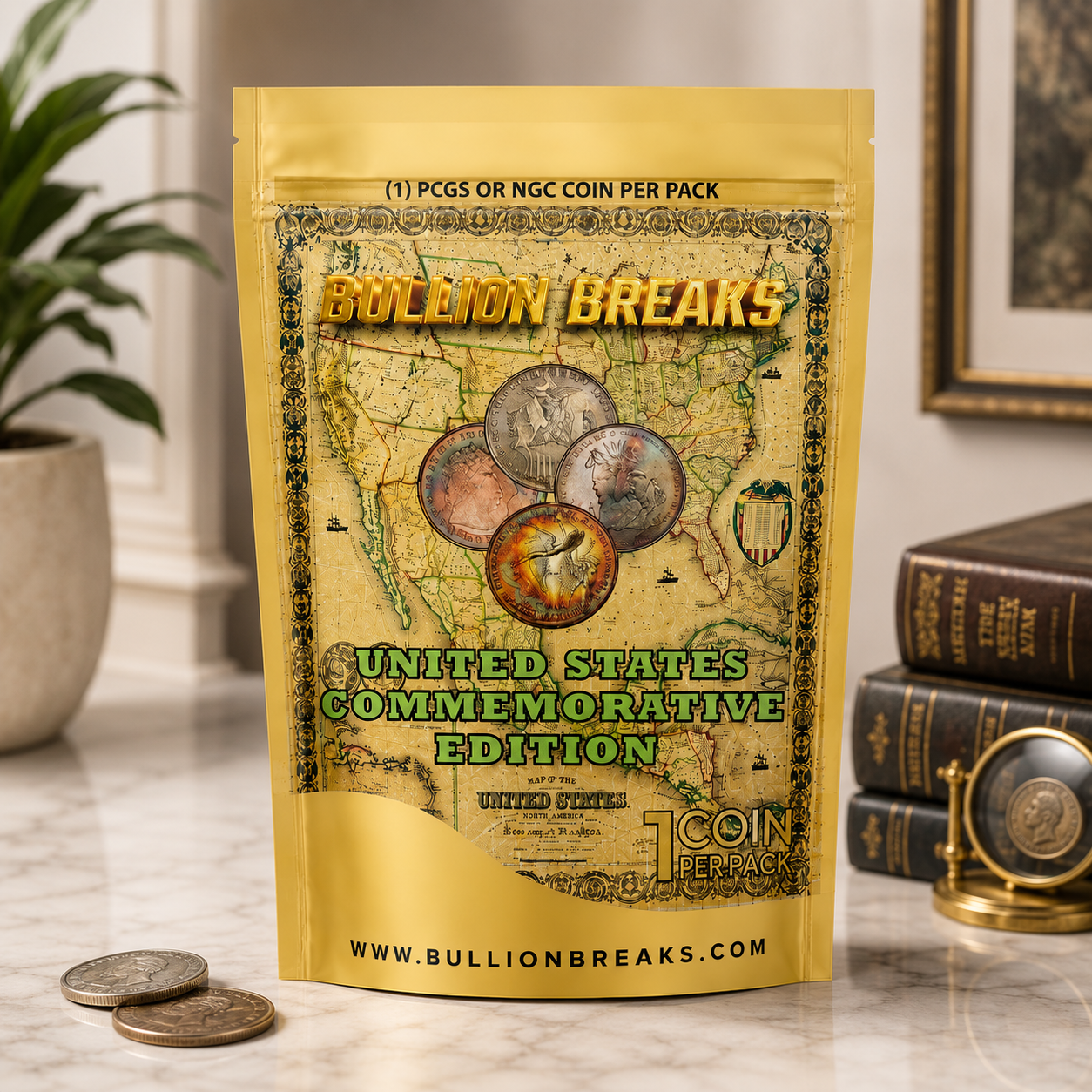 U.S. Commemorative Coin Pack – Certified & Limited Edition