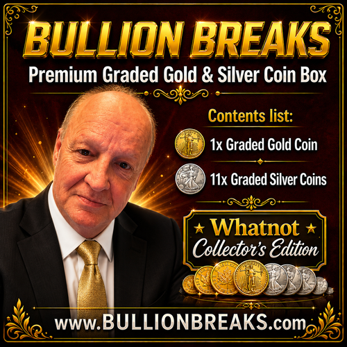 Premium Graded Silver Coin Boxes by Bullion Breaks