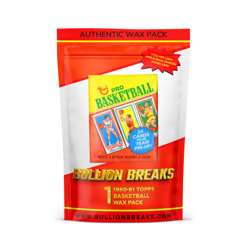 1980-81 Topps Basketball Wax Pack by Bullion Breaks