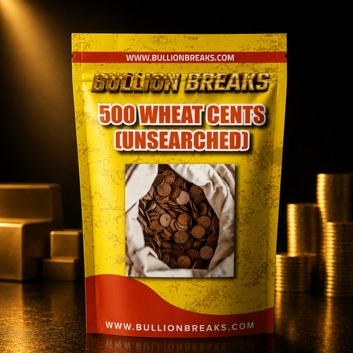 500 Unsearched Wheat Cents – Limited Edition Pack by Bullion Breaks