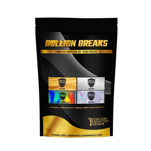 Showcasing the Bullion Breaks PCGS Ultra Coin – a limited edition, PCGS-certified collectible with premium detailing, secure encapsulation, and unmatched rarity.