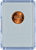 1985-D Lincoln Memorial Cent MS-70 ENGS reverse showing the Lincoln Memorial