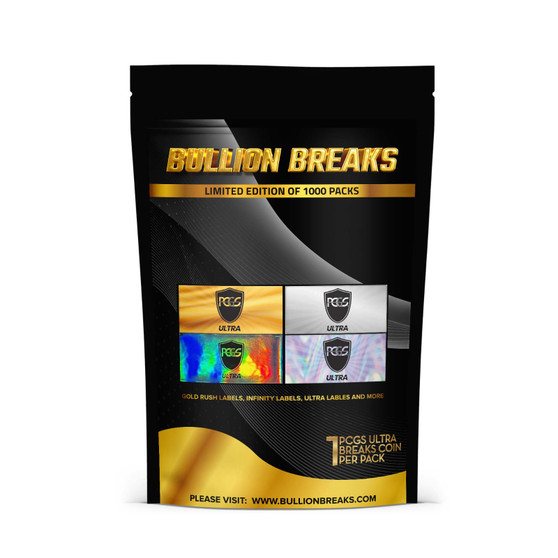 "Showcasing the Bullion Breaks PCGS Ultra Coin – a limited edition, PCGS-certified collectible with premium detailing, secure encapsulation, and unmatched rarity.