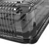 CAKE CONTAINER - 16"x12" - QUARTER SHEET - BLACK BASE - 5" TALL - 50/CASE