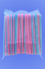 JUMBO FLEXI STRAW 8.5" - PASTEL BLUE AND PINK - (7,500/case)