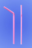 JUMBO FLEXI STRAW 8.5" - PASTEL BLUE AND PINK - (7,500/case)