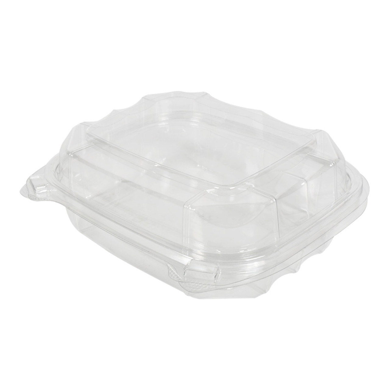 HINGED LID DELI CONTAINER - 6 x 7 x 2 1/4 - 24/CASE