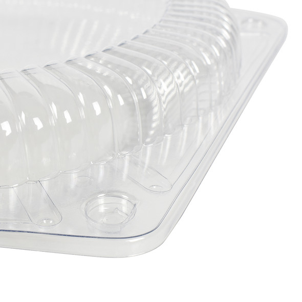 HINGED LID DELI CONTAINER - 6 x 5 1/2 x 3 - 500/CASE - Wow Plastics, Inc.