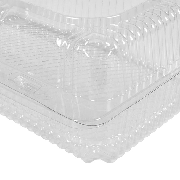 HINGED LID DELI CONTAINER - 9" x 7 1/2" x 3" - 300/CASE