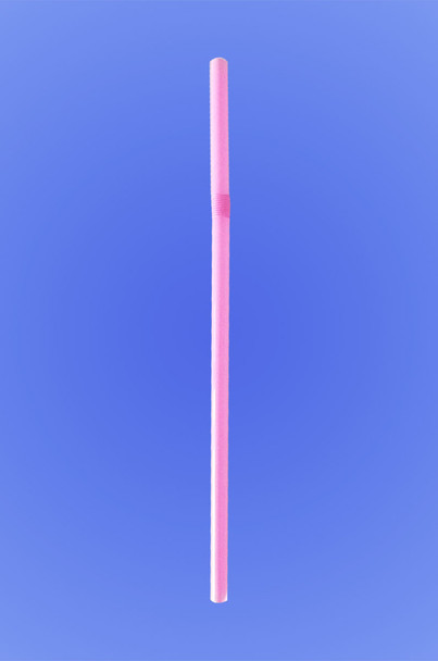 JUMBO FLEXI STRAW 8.5" - PASTEL BLUE AND PINK - (7,500/case)