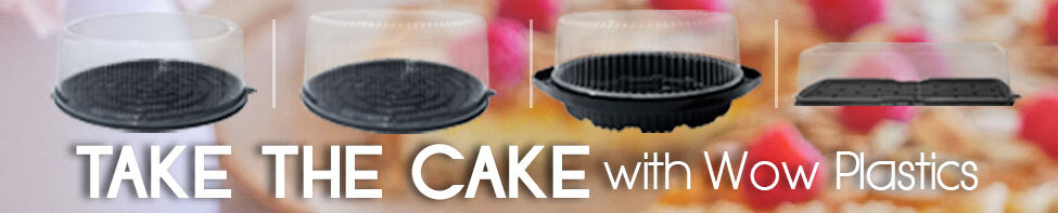WOW Plastics Cake Containers