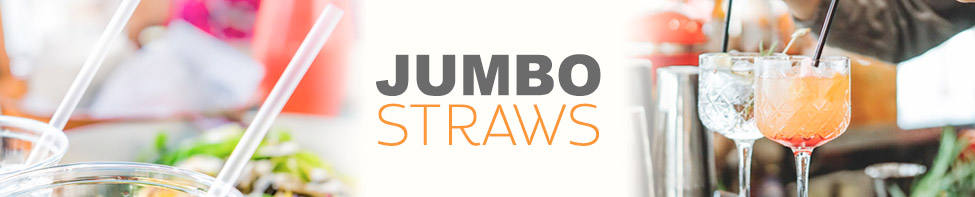 WoW jumbo plastic straws
