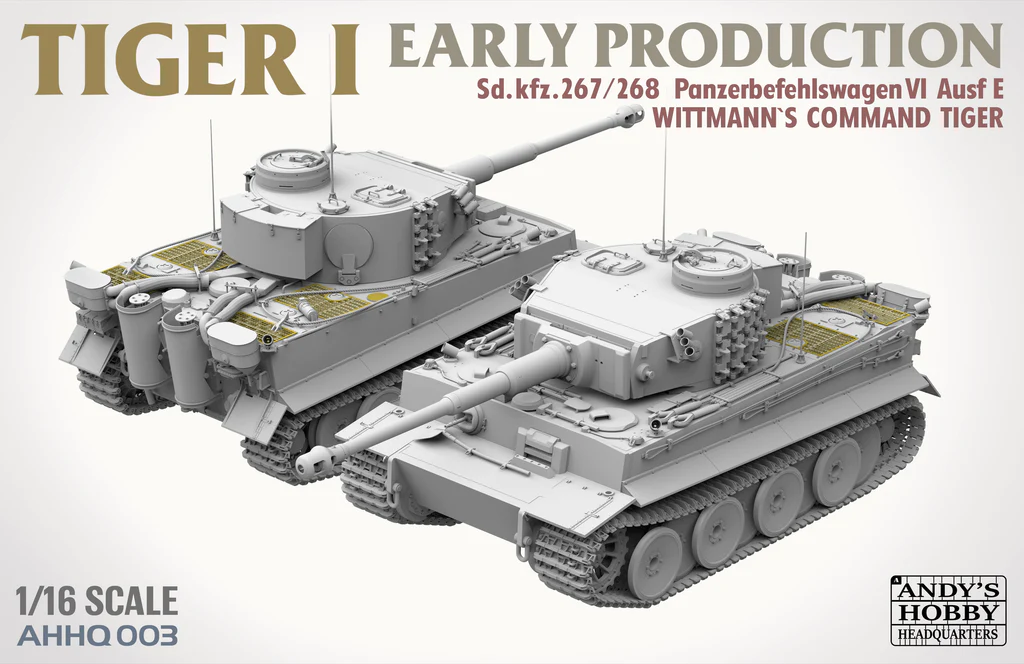 Andy's Hobby Headquarters AHHQ003 Tiger I Early Production 1/16