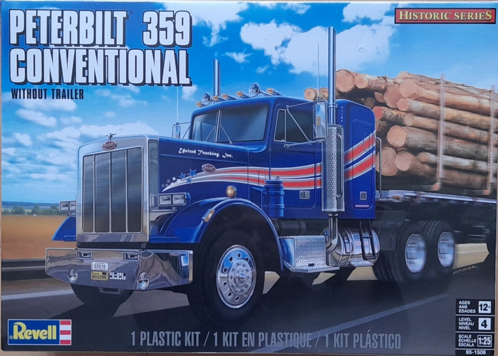 Revell Monogram 85-1506 Revell Peterbilt T359 Classique, Multicolore