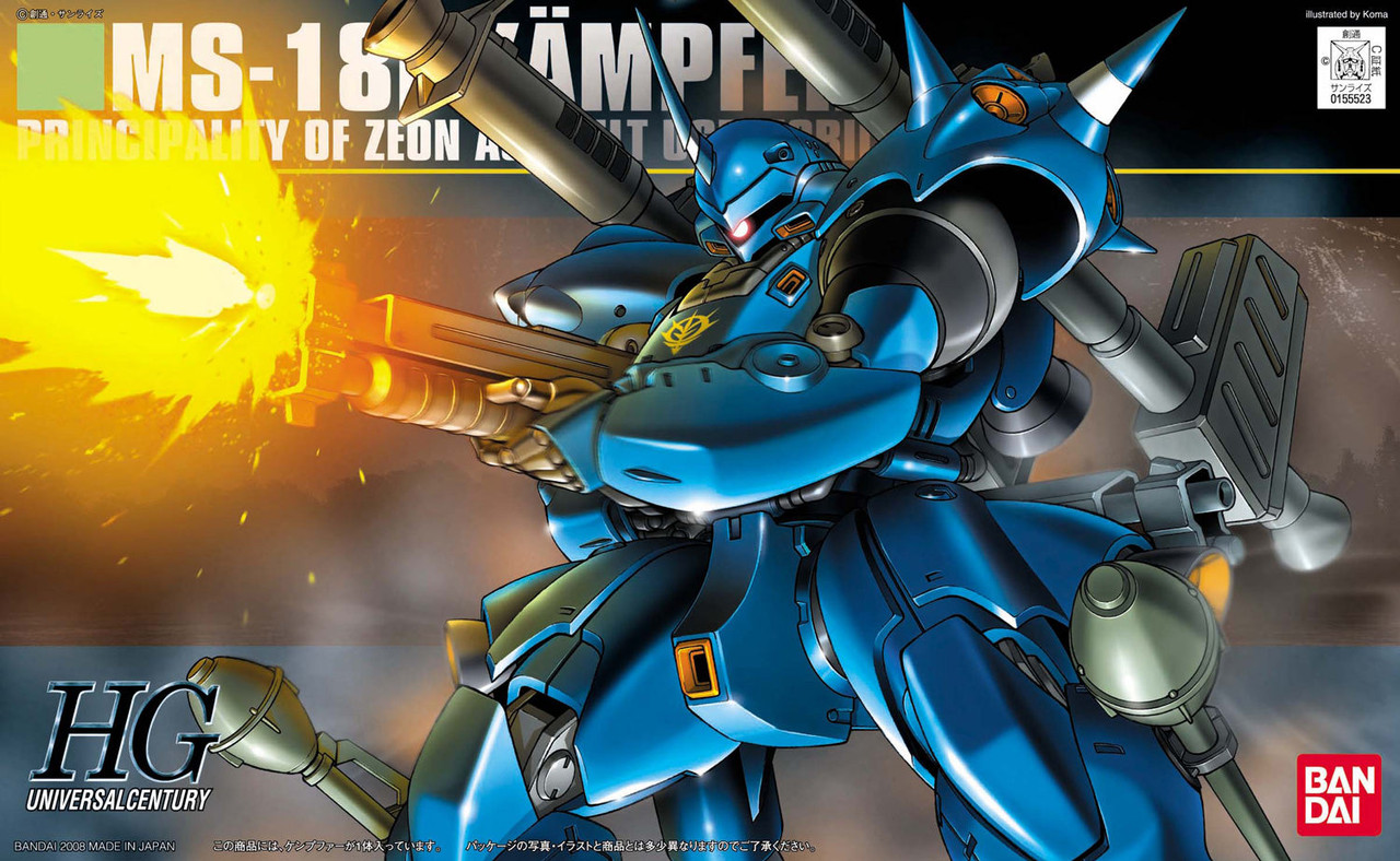 089 MS-18E Kampfer Principality OF Zeon Assault Use Mobile Suit HGUC