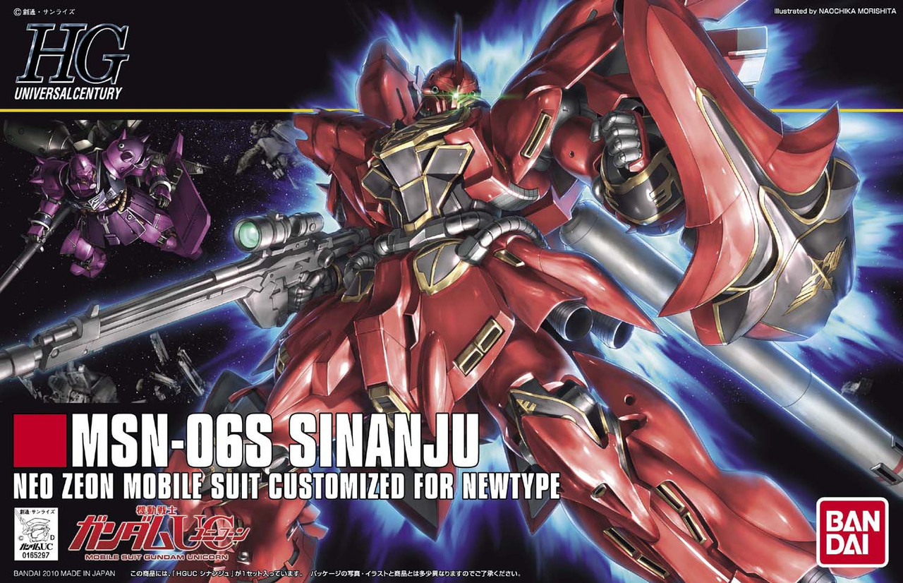 116 MSN-06S Sinanju Neo Zeon Mobile Suit Customized for Newtype HGUC