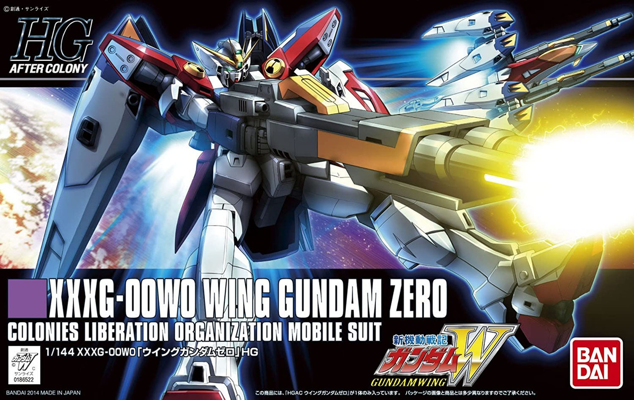 174 XXXG-00W0 Wing Gundam Zero Colonies Liberation Organization