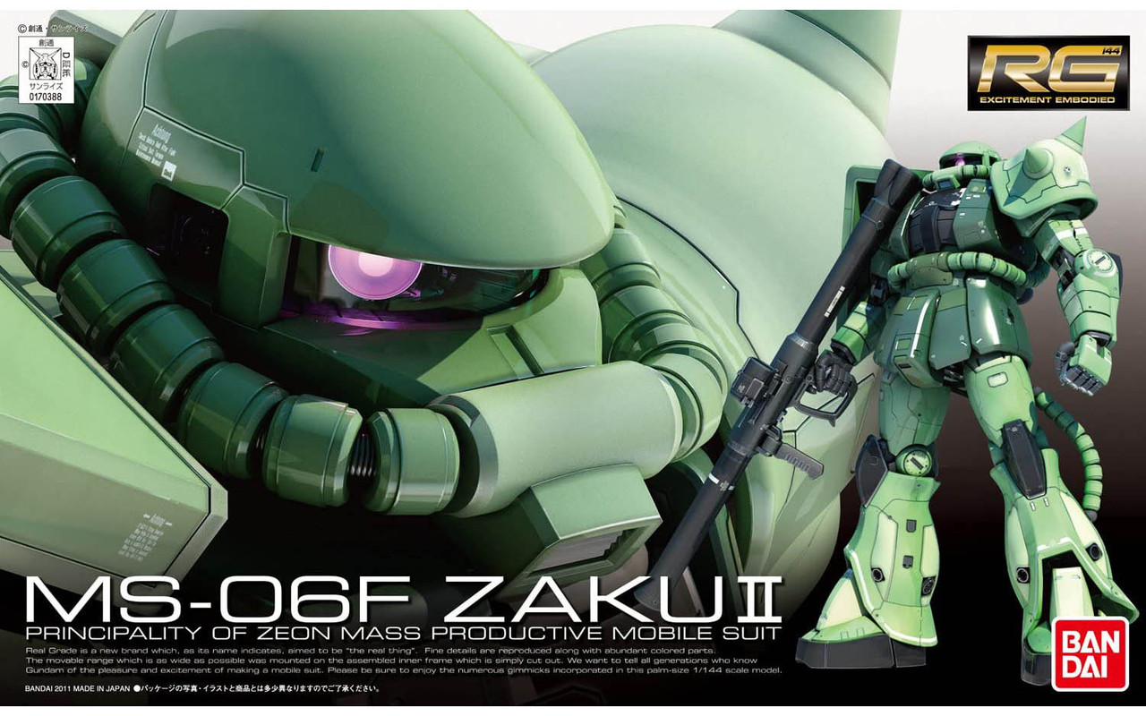 MS-06F Zaku II Principality of Zeon Mass Productive Mobile Suit RG