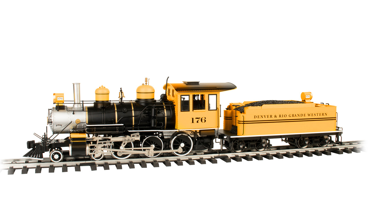 Bachmann 91803 G 4-6-0 Steam Locomotive & Tender - D&RGW Bumblebee