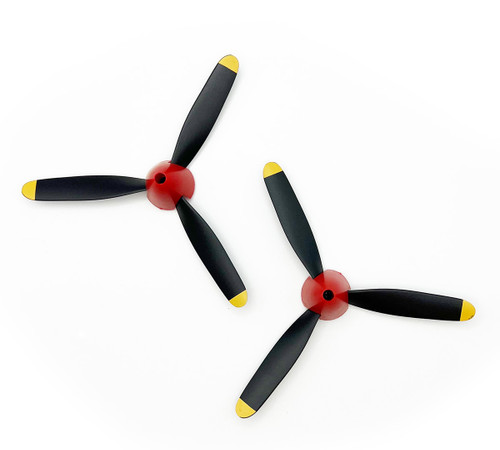 Rage RC RGRA1344 3 Blade Propeller & Spinner Set Micro Warbirds, 2 Pack Rage RC RGRA1344 3 Blade Propeller & Spinner Set Micro Warbirds, 2 Pack