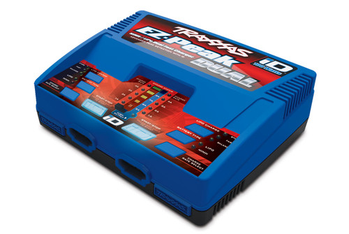 Traxxas TRA2972 EZ-Peak Dual 8-Amp 100 Watt NiMH/LiPo charger with iD Auto Battery Identification