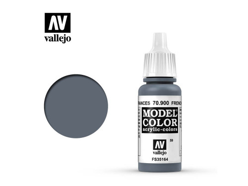 Vallejo 70.900-17 Model Color - French Mirage Blue, 17 ml bottle