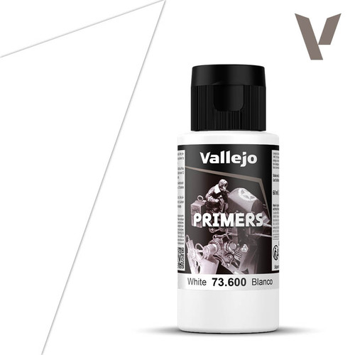 Vallejo 73.600 White Primer 60ml Bottle Vallejo 73.600 White Primer 60ml Bottle